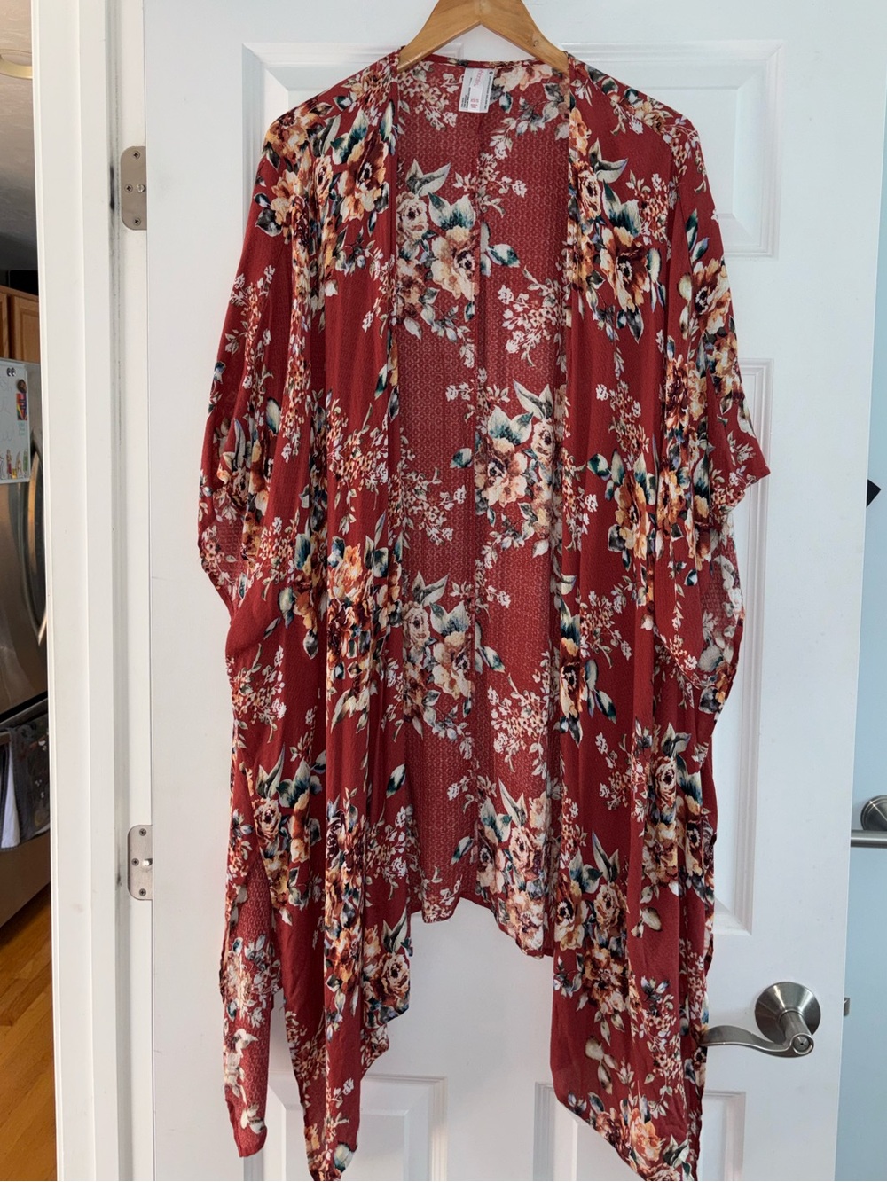 Xhilaration oversized kimono ruana swim cover  S festival